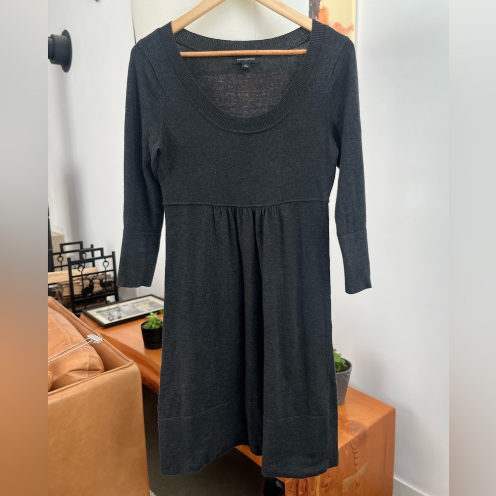 Banana Republic Knit Long Sleeve Sweater Dress